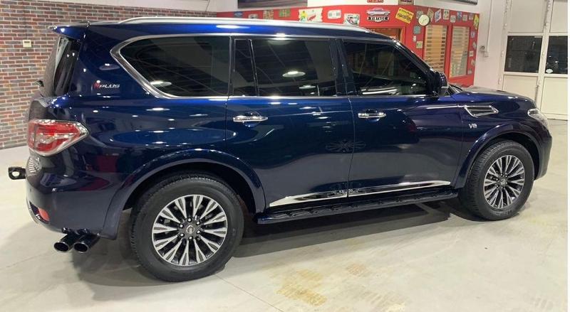 blue nissan patrol