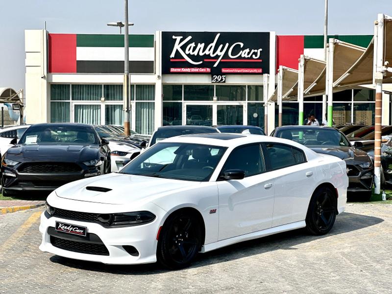 2023 Dodge Charger in Dubai, United Arab Emirates | Scatpack | Monthly AED  2600/- | 0 DP | Fog Lights | Alcantara Seats | Fog Lights
