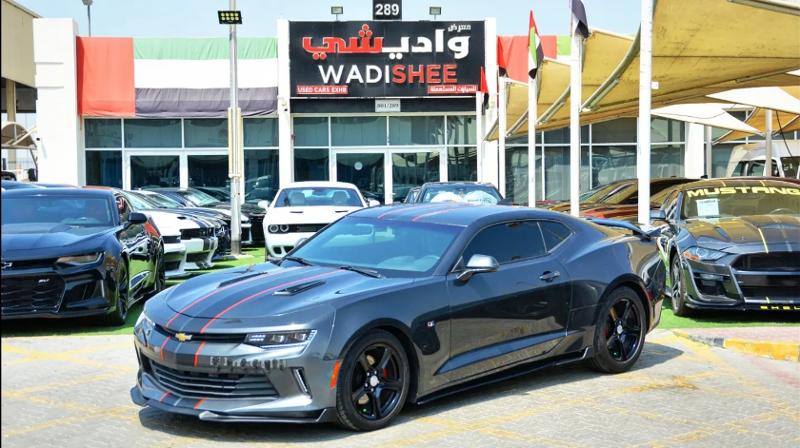 2018 Chevrolet Camaro in Dubai, United Arab Emirates | Camaro LT V4 Turbo  2018/Original AirBags/Leather Interior/Excellent condition