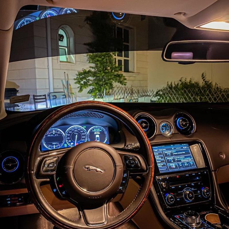 jaguar xj interior lighting