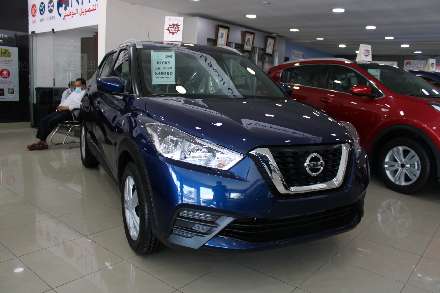 nissan kicks 2020 blue